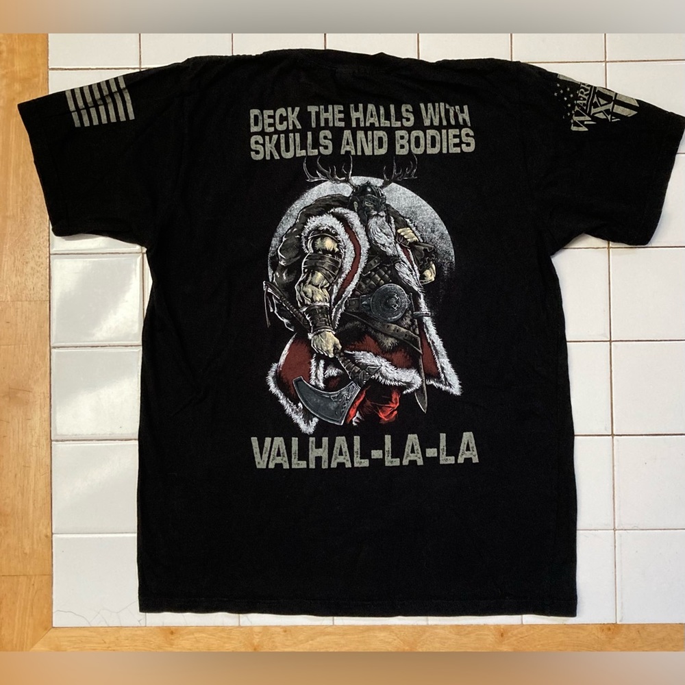 “Deck The Halls” American Spartan Apparel 12 T-Shirt